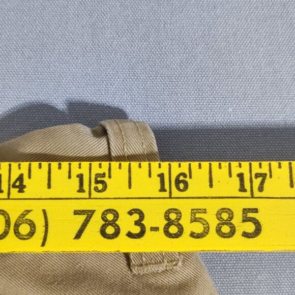 J. Crew chino pants men's size 32X32 tan colour straight leg cotton pants - Picture 8 of 10